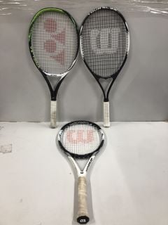 3 X TENNIS RACKETS (MPSS02657290)