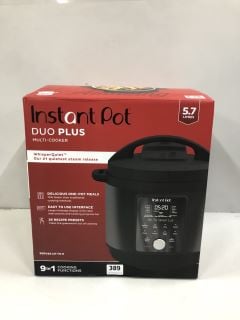 INSTANT POT DUO PLUS MULTI-COOKER 9 IN 1 COOKING FUNCTIONS