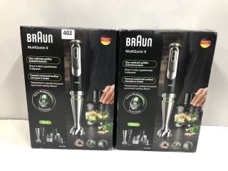 2 X BRAUN MULTIQUICK 9