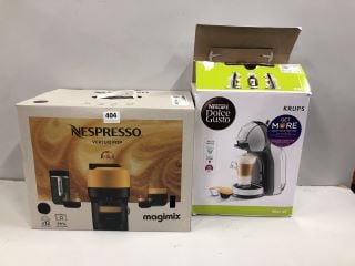 2 X COFFEE  MACHINE TO INC NESPRESSO VERTUO POP