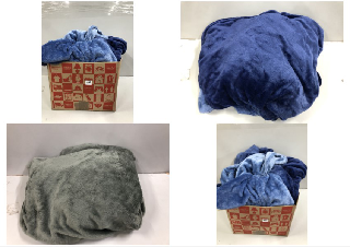 BOX OF COMFORTABLE BLANKETS