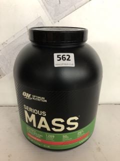 OPTIMUM NUTRITION SERIOUS MASS (BB: 05/25)