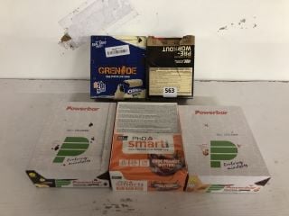 5 X PROTEIN ITEMS INC GRENADE PROTEIN BARS (BB:09/24)