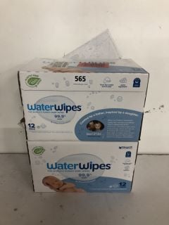 2 X PACKS OF WATER WIPES