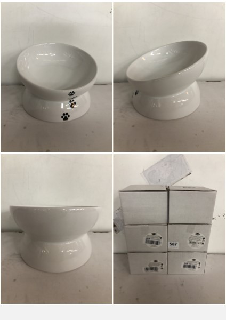 4 X WHITE BOWLS