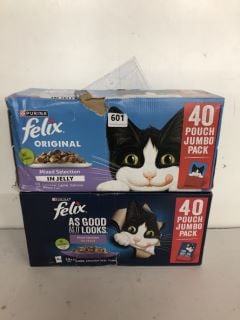 2 X PURINA FELIX CAT FOOD (BB:09/26)