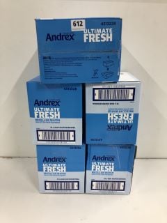 6 X ANDREX HYGIENE WIPES