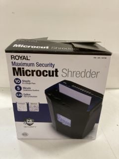 ROYAL MAXIMUM SECURITY MICROCUT SHREDDER