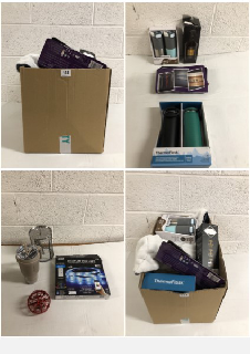 BOX OF ITEMS TO INCLUDE 2 PIECE THERMOFLASK SET