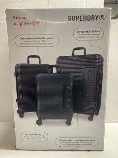 SUPERDRY 3 PIECE SUITCASE SET