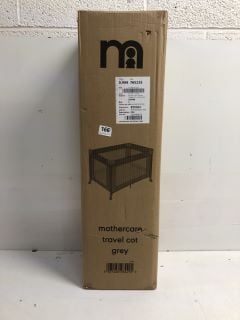 MOTHERCARE TRAVEL COT IN GREY