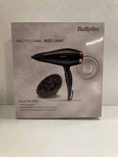 BABYLISS POWER PRO 2000 HAIRDRYER