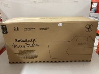 SNUZ BASKIT MOSES BASKET 0-6 MONTHS - MODEL FSB001