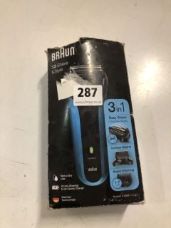 BRAUN S3 SHAVE & STYLE SHAVER