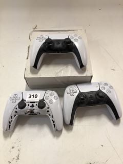 3 X SONY PLAYSTATION DUALSENSE PS5 CONTROLLERS