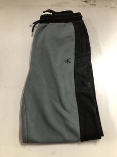 QTY OF ITEMS TO INCLUDE CALVIN KLEIN JEANS TRACKSUIT BOTTOMS IN TEAL - SIZE UK 14