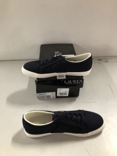 MEN'S RALPH LAUREN TRAINERS IN NAVY SIZE UK 8