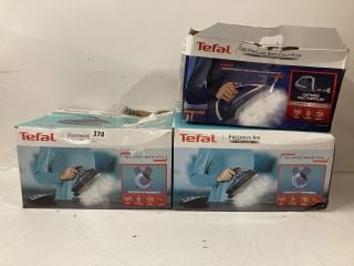 3 X TEFAL STEAM IRONS TO INCLUDE FREEMOVE EASY