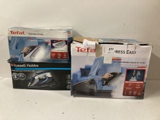 2 X TEFAL STEAM IRONS TO INCLUDE EXPRESS EASY