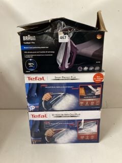 3 X ITEMS TO INCLUDE BRAUN TEXSTYLE 7 PRO STEAM IRON