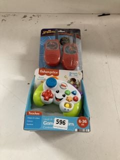 QTY OF ITEMS TO INCLUDE FISHER-PRICE GAME & LEARN CONTROLLER