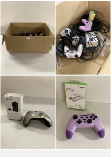 BOX OF ITEMS TO INCLUDE GIOTEK VX3 WIRELESS CONTROLLER