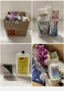 BOX OF ITEMS TO INCLUDE BEPANTHEN NAPPY CARE OINTMENT