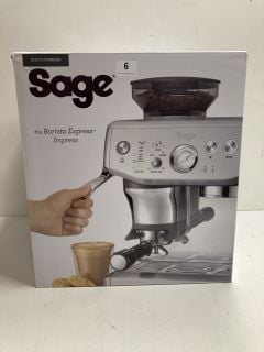 SAGE 'THE BARISTA EXPRESS IMPRESS' COFFEE MACHINE WITH ADJUSTABLE MILK FROTHER - RRP £599