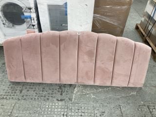 SILENTNIGHT MERLIN STRUTTED HEADBOARD IN DUSTY PINK 180CM RRP £329