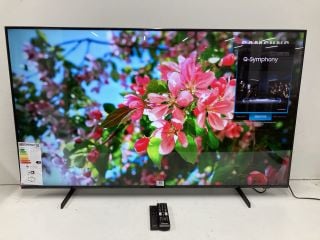 SAMSUNG 55" TV MODEL: UE55DU7100K RRP: £449 (WITH REMOTE, WITH SMART REMOTE, WITH STAND, WITH BOX) (DISPLAY FAULT, LINE ON SCREEN)