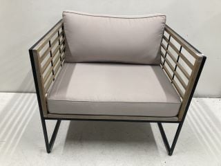 JOHN LEWIS VEGA GARDEN LOUNGE CHAIR WITH CUSHIONS RRP £89