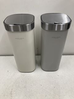 PAIR OF JL KITCHEN WASTE BINS