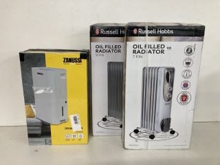 2 X RUSSELL HOBBS OIL FILLED RADIATORS