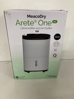 MEACODRY ARETE ONE 12L DEHUMIDIFIER AND AIR PURIFIER