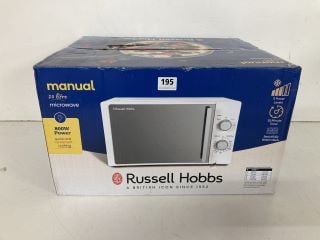 RUSSELL HOBBS MANUAL 20L MICROWAVE OVEN