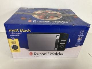 RUSSELL HOBBS MATT BLACK 20L MICROWAVE OVEN