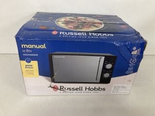 RUSSELL HOBBS MANUAL 20L MICROWAVE OVEN