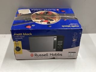 RUSSELL HOBBS MATT BLACK 20L MICROWAVE OVEN