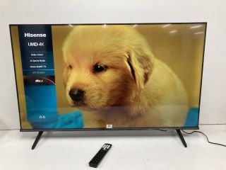 HISENSE 50" TV MODEL: 50A6NTUK RRP: £279 (WITH REMOTE, WITH STAND, WITH BOX)