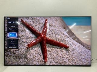 LG 65" TV MODEL: 65UR73006LA RRP: £449 (NO REMOTE, NO STAND, NO BOX) (PRESSURE MARK)