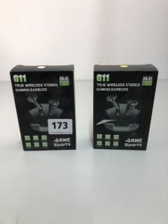 2 X TRUE WIRELESS STEREO GAMING EARBUDS MODEL: G11