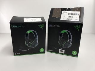 2 X RAZER GAMING HEADSETS