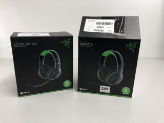 2 X RAZER GAMING HEADSETS