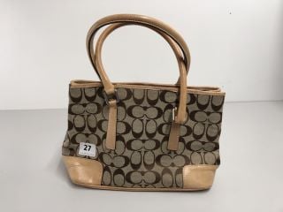 COACH SIGNATURE HANDBAG