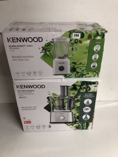 KENWOOD FOOD PROCESSOR AND A KENWOOD BLENDER