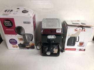 TEFAL KETTLE AND A RUSSELL HOBBS COFFEE MACHINE