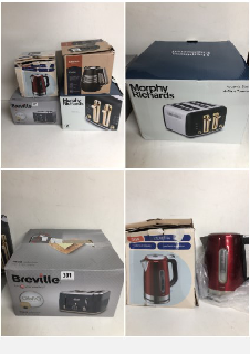 2 X TOASTERS AND A KETTLE TO INCLUDE BREVILLE