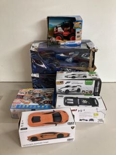 9 X VARIOUS R/C VEHICLES