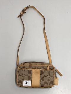 COACH CANVAS WAIST BELT BAG