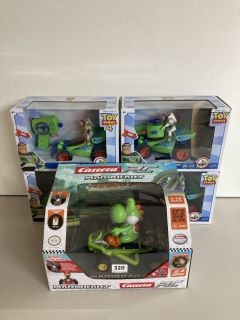 3 X MARIO KART R/C CARS